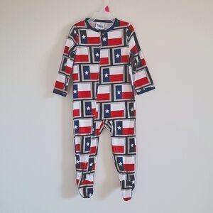 Creative Concepts Apparel Texas Flag Infant Sleeper size 18M